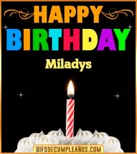 GiF Happy Birthday Miladys